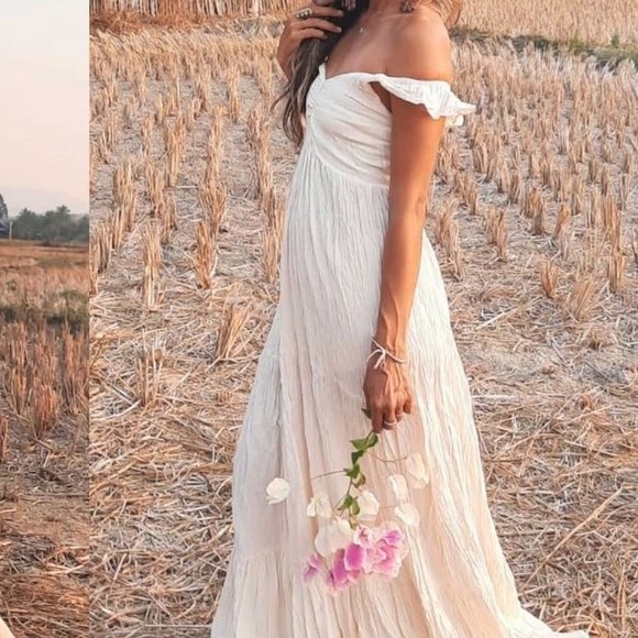 Vintage Etsy Cotton Maxi Dress - Picture 2 of 9